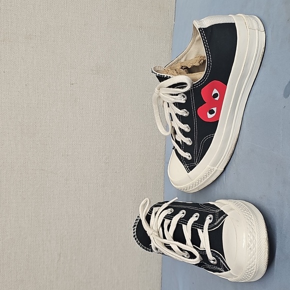 CONVERSE CTAS COMME DES GARCONS PLAY HIDDEN HEART SNEAKERS BFPM-09-167 - Picture 1 of 11